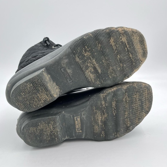 Sperry All Black Waterproof Duck Boots Size 8 - Picture 3 of 7